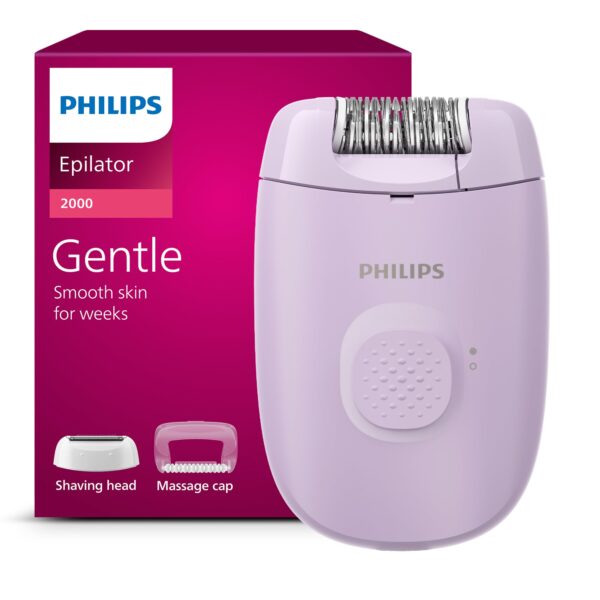 Philips Series 2000 Epilierer – Hautschonende Haarentfernung für bis zu 4 Wochen