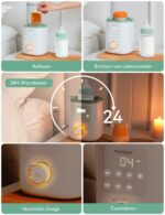 Momcozy Flaschenwärmer 9-in-1 – Präzise Temperaturkontrolle & Nachtlicht für Babys – Bild 8