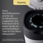 Tommee Tippee Twist & Click XL Windeleimer – Geruchsschutz für bis zu 75 Windeln – Bild 8