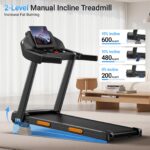 UMAY Klappbares Laufband mit 15% Steigung & 3.0PS Motor – Heimtraining für effektives Cardio – Bild 2