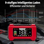 HAUSPROFI 15A Autobatterieladegerät 12V/24V – Intelligentes Schnellladen mit Reparaturfunktion – Bild 3