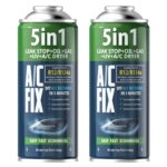 A/C FIX 5in1 Kältemittel R134a 2x470g – Klimaanlage Dichtsystem mit Öl & UV-Farbstoff