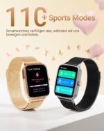 Fitpolo Smartwatch 1,85" mit Telefonfunktion – Fitness Tracker für iOS & Android – Bild 5