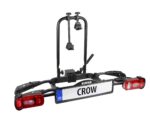 EUFAB CROW Fahrradträger für 2 E-Bikes – Anhängerkupplung mit Diebstahlschutz