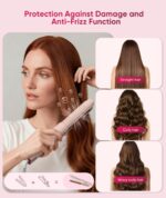 Fixamate 2-in-1 Glätteisen & Lockenstab – Locken & Glätten mit 360° Kaltluftfunktion – Bild 2