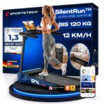 Sportstech sProRun Laufband klappbar – 12 km/h, 9% Steigung, bis 120 kg für Homeoffice