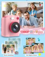 MYSTILUCK Sofortbildkamera für Kinder – 1080P HD mit Thermodruck & 32GB Speicher – Bild 5