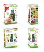 Genius Nicer Dicer Electro Deluxe Set 32-tlg – Elektrischer Gemüsehobel mit 9 Einsätzen – Bild 4