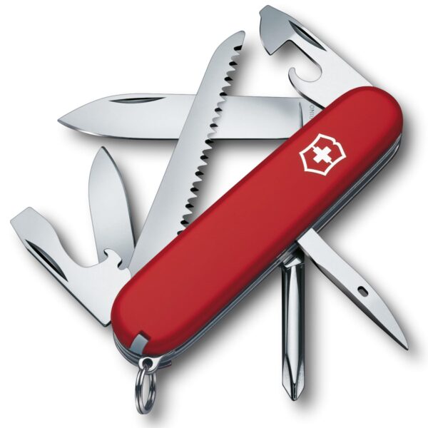 Victorinox Hiker Taschenmesser 13 Funktionen – Hochwertiges Multitool für Wandern & Camping