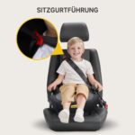 Jovikids Kindersitzerhöhung 125-150cm mit ISOFIX – ECE R129 zertifiziert – Bild 5