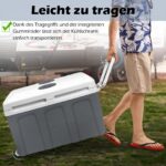 UISEBRT 48L Thermo-Elektrische Kühlbox mit Rollen – 12V/220V für Auto, Boot & Camping – Bild 8