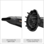 BaByliss Cordkeeper Haartrockner D373E mit Ionen-Technologie & Kabeleinzug – 2000W Föhn für glattes, glänzendes Haar – Bild 4