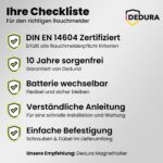 dedura Rauchmelder 10er Set – 10 Jahre Garantie & DIN EN14604 zertifiziert – Bild 5