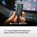 AAWireless Two+ – Wireless CarPlay & Android Auto Adapter 2-in-1 – Bild 2