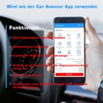 Veepeak OBDCheck BLE Bluetooth OBD-II Diagnosegerät – Auto-Diagnose für iOS & Android – Bild 6