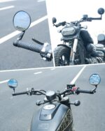 SUPAREE Motorrad Spiegel Universal E-geprüft – 360° drehbar für maximale Sicherheit – Bild 8