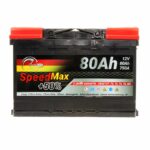 SMC Speed Max 80Ah 12V Autobatterie – Starterbatterie mit 750A Kaltstartstrom – Bild 2