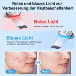 Yeerain Ultraschall-Porenreiniger mit 4 Modi & rotem/blauem Licht – Gesichtsreinigungsgerät – Bild 4