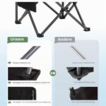 HIGH POINT SPORTS Campingstuhl XXL bis 160kg – Klappbar mit Getränkehaltern & Kühltasche – Bild 5