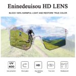Eninedeuisou Sportsonnenbrille mit UV 400 Schutz – Fahrradbrille für Herren & Damen – Bild 7