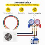 VEVOR Vakuumpumpe 3 CFM 1/4 HP – Professionelles HVAC-Set mit Sammler-Messgerät – Bild 5