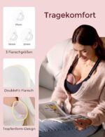 Momcozy Mobile Flow M9 Freihändige Milchpumpe – App-gesteuert, 15 Stufen, 24 mm – Bild 6