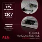 AEG Thermoelektrische Kühlbox KK 28 – 28 Liter Reisekühlbox mit 12V/230V für Auto & Camping – Bild 4