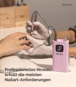 MelodySusie SC300F Elektrische Nagelfeile 30000 U/min – Wiederaufladbar mit LCD für Acryl- & Gelnägel – Bild 5