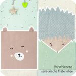 Momi Sensorische Patchwork-Matte VOLPI 120x160 cm – Spielmatte für Babys & Kleinkinder – Bild 4