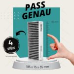 FilterBase® Aktivkohlefilter 4er Set – Geruchsneutralisation für Siemens, Bosch, Neff & Gaggenau – Bild 3