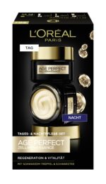 L'Oréal Paris Age Perfect Zell-Renaissance Set – Anti-Aging Tag- & Nachtcreme mit Vitamin E