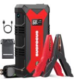 SUCFOCUS 12V Auto Starthilfe Powerbank 4000A – Tragbarer Jump Starter mit LED & Quick Charge