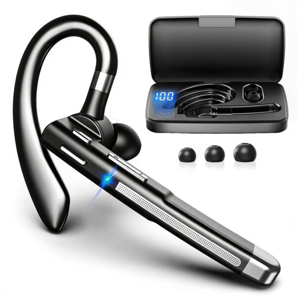 Boytond Bluetooth 6.1 In-Ear Headset mit CVC8.0 Noise Cancelling – 100h Akku für Business