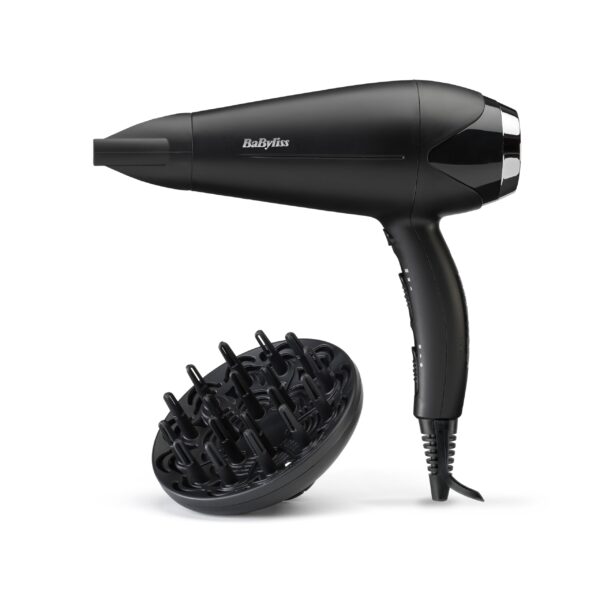 BaByliss Turbo Smooth Haartrockner 2200 W – Professioneller Föhn mit Ionen-Technologie