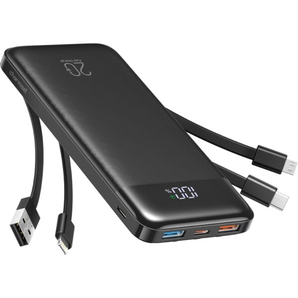 Charmast 20000mAh Powerbank mit 22,5W – 6 Geräte gleichzeitig laden