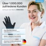 1000x ARNOMED Nitril-Einweghandschuhe Schwarz Grösse M – Reissfeste Schutzhandschuhe – Bild 6