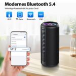 dotn Bluetooth Lautsprecher 2026 – 360° Hi-Fi Sound mit RGB Licht & IPX7 Wasserschutz – Bild 7