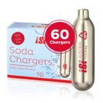 iSi CO2 Kapseln 8.4 g – 60er Pack Sodakapseln für Sodamaker & Siphon