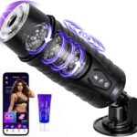 Honeyexp KI-Masturbator mit 7 Teleskop- & Rotationsmodi – APP-gesteuert für Männer