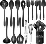 Wildone 15-teiliges Silikon-Küchenutensilien-Set – Hitzebeständig bis 230°C & Spülmaschinenfest