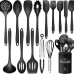 Wildone 15-teiliges Silikon-Küchenutensilien-Set – Hitzebeständig bis 230°C & Spülmaschinenfest