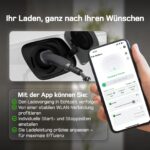 dé Mobile Wallbox 11kW mit APP – intelligente EV-Ladestation 5,5m Typ 2 Kabel – Bild 2