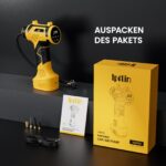Ipflin Elektrische Akku-Luftpumpe 150PSI – Tragbarer Kompressor für Auto, Fahrrad & Motorrad – Bild 9