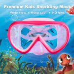 EXP VISION Kinder-Taucherbrille 180° Panorama mit Nasenschutz – Schnorchelmaske für 4-16 Jahre – Bild 4