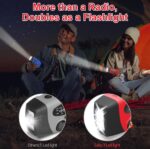SOLARBABY Notfall-Kurbelradio mit Solarpanel & LED – 3 Lademethoden für Notfälle – Bild 5