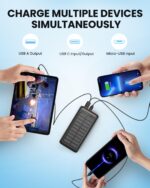 JIGA Solar Powerbank 27000mAh mit 22,5W PD – Schnellladegerät für Outdoor & Reisen – Bild 5