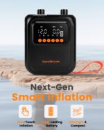 Aurethryon Elektrische SUP Pumpe 20 PSI mit Akku & 12V – Hochdruck Luftpumpe für Paddleboard – Bild 2