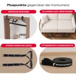 Sportstech Pullmate Klimmzugstange Türrahmen – Verstellbar 58–92 cm, bis 200 kg – Bild 6