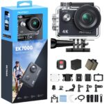 AKASO EK7000 4K Action Cam – Unterwasserkamera mit WiFi & 170° Weitwinkel für Abenteuer
