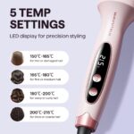 wavytalk Thermobürste 38mm mit Ionen-Technologie & 5 Temperaturstufen – Lockenstab & Bürste in Einem für Blowout-Look – Bild 7